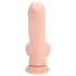 RealRock - realistisk vibrator med dubbel densitet (hudfärgad) - 18 cm