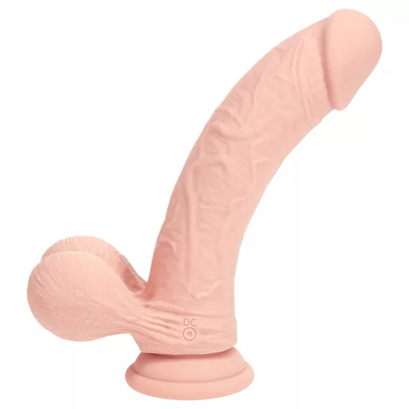 RealRock - verklighetstrogen vibrator med dubbel densitet (hudfärgad) - 20 cm