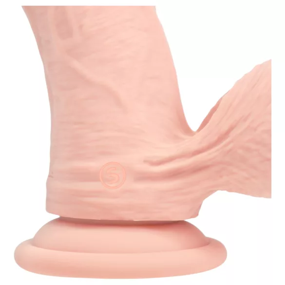 RealRock - verklighetstrogen vibrator med dubbel densitet (hudfärgad) - 20 cm