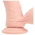 RealRock - verklighetstrogen vibrator med dubbel densitet (hudfärgad) - 20 cm
