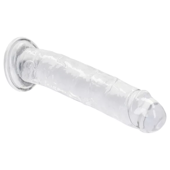 RealRock - realistisk dildo med sugpropp (genomskinlig) - 12,7 cm