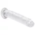 RealRock - realistisk dildo med sugpropp (genomskinlig) - 12,7 cm
