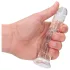 RealRock - realistisk dildo med sugpropp (genomskinlig) - 12,7 cm