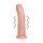 REALROCK - Sugproppsvibrator - Natur (20,5 cm)