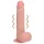 RealRock - dildo med sugkopp - vibrator - naturfärg - 18 cm