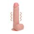REALROCK - Sugkopp Vibrator - Natur (18 cm)