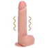RealRock - dildo med sugkopp - vibrator - naturfärg - 18 cm
