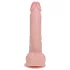 RealRock - dildo med sugkopp - vibrator - naturfärg - 18 cm