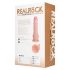 RealRock - roterande vibrator - naturfärg - 20,5 cm