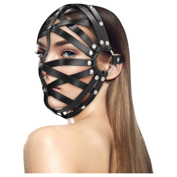 Ouch! - konstläderburmask (svart)