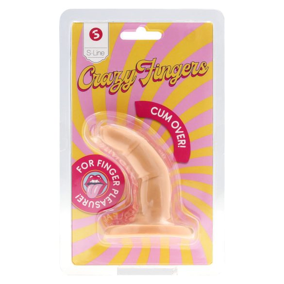 S-Line - dubbelfingersdildo - naturfärg