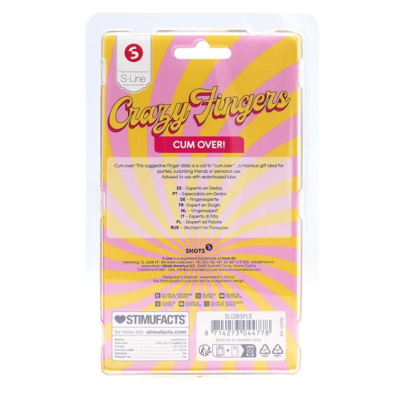 S-Line - dubbelfingersdildo - naturfärg