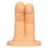 S-Line - tvåfingrad dildo (natur)