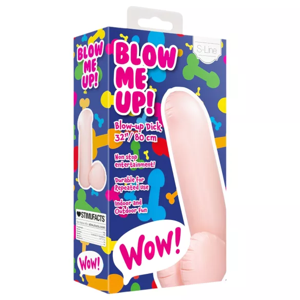 S-Line - Blow Me Up - uppblåsbar snoppballong (80 cm)