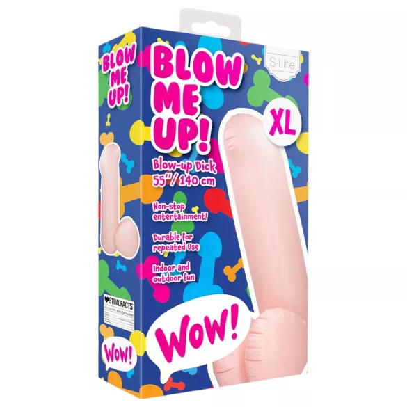 S-Line - Blow Me Up - uppblåsbar snoppballong (140 cm)