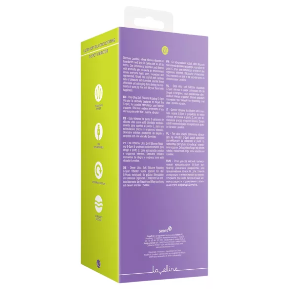 Loveline - roterande vibrator - uppladdningsbar - rosa