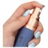 Loveline Travel - uppladdningsbar vibrator med glidmedelsbehållare (pastellblå)