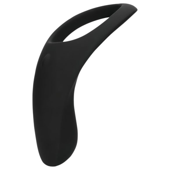 Loveline - uppladdningsbar vibratorring för penis och pung (svart)