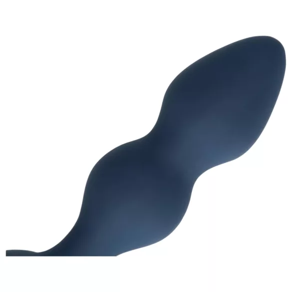 Loveline - analplugg med ringgrepp - liten - blå