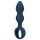 Loveline - ringformad analdildo - medium (blå)