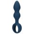Loveline - ringformad analdildo - medium (blå)