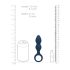 Loveline - ringformad analdildo - medium (blå)
