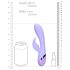 Loveline - Uppladdningsbar kaninklöver vibrator (lila)