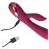 Loveline - klitorisvibrator med arm - uppladdningsbar - röd