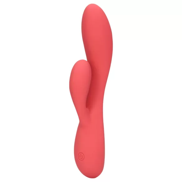Loveline - rabbitvibrator med klitorisstimulator - uppladdningsbar vattentät