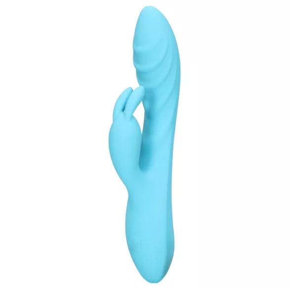 Loveline - rabbitvibrator med klitorisstimulator - vattentät - blå