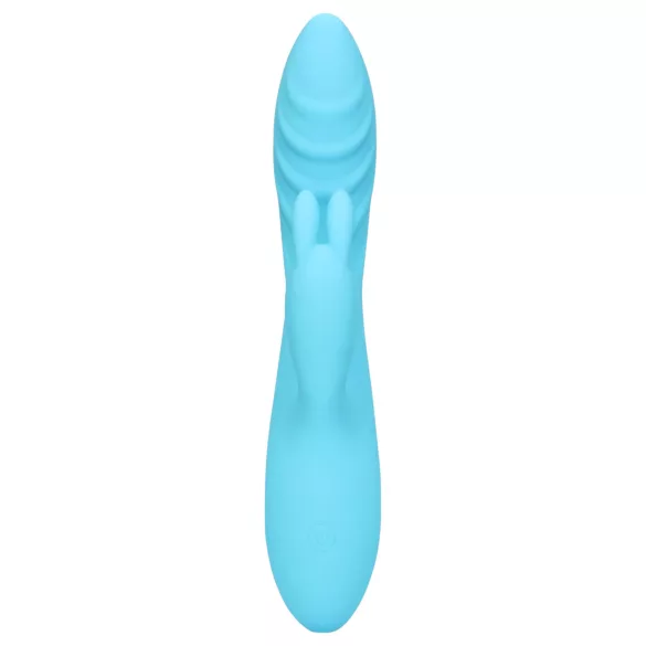 Loveline - rabbitvibrator med klitorisstimulator - vattentät - blå