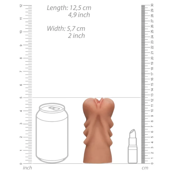 S-Line Polisofficer - realistisk konstgjord vagina (hudfärgad)
