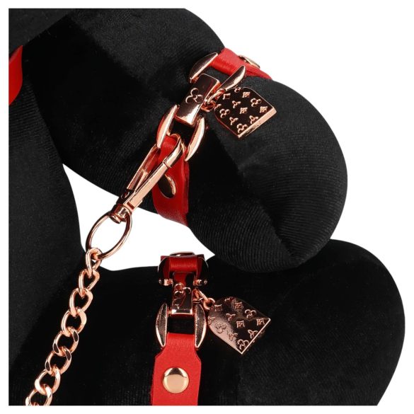 Bondage Rabbit - bdsm maskeradset - kaninöron - svart