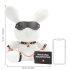 Bondage Rabbit - bondageutstyr kaninmask vit