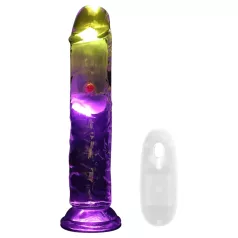 REALROCK - vibrator med LED-ljus - 15cm