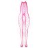 Ouch! - Glödande öppen overall (rosa) - XL-4XL