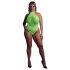 Ouch! - Neon grön body med glödande effekt - XL-4XL