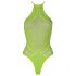 Ouch! - Neon grön body med glödande effekt - XL-4XL
