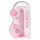 REALROCK - transparent livfull dildo - rosa (17 cm)