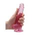 REALROCK - transparent livfull dildo - rosa (17 cm)