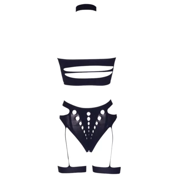 Le Désir - plus size underklädesset 3 delar - svart XL-4XL