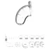 ManCage - Modell 13 penisbura (genomskinlig) - 6,5 cm
