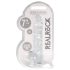 REALROCK - Transparent verklighetstrogen dildo - Genomskinlig (17 cm)