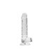 REALROCK - Transparent verklighetstrogen dildo - Genomskinlig (17 cm)