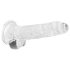 REALROCK - Transparent verklighetstrogen dildo - Genomskinlig (17 cm)