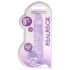 REALROCK - transparent realistisk dildo - lila (19 cm)