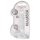 REALROCK - transparent realistisk dildo - genomskinlig (19 cm)