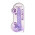REALROCK - transparent realistisk dildo - lila (22 cm)