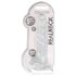 REALROCK - transparent realistisk dildo - genomskinlig (22 cm)