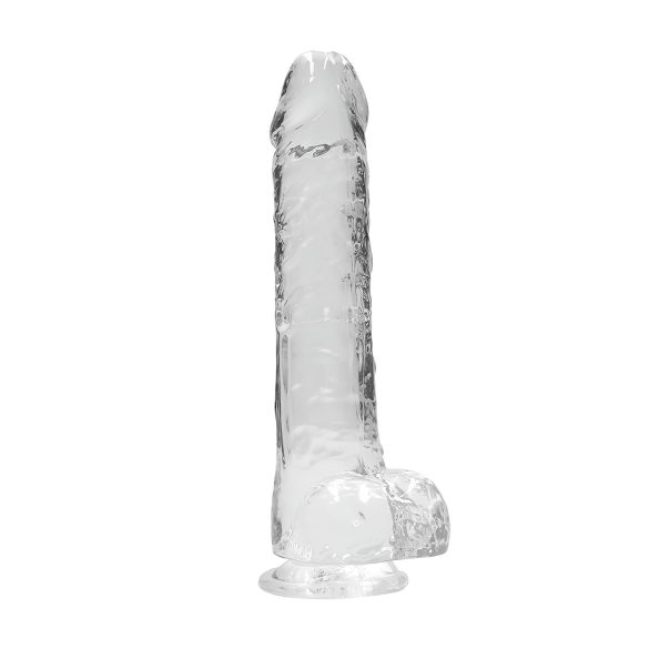 RealRock - dildo realistisk - genomskinlig - 22cm